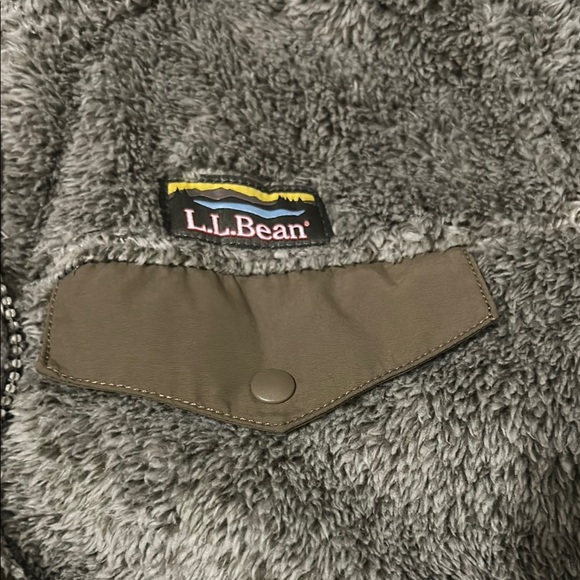 Olive Sherpa Fleece Jacket - Picture 3 of 4